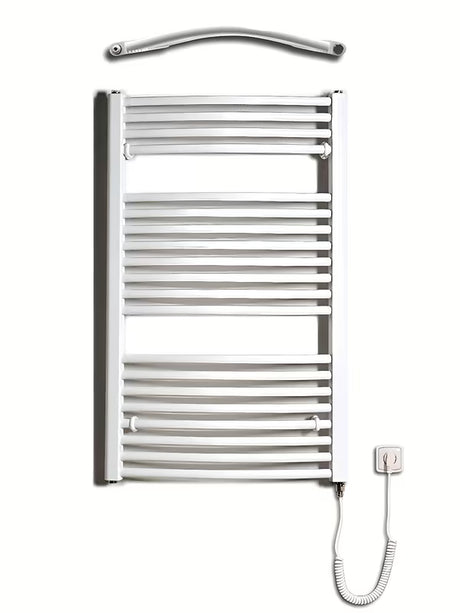 Bijeli električni cijevni radiator Thermal Trend KDOE 600x960 mm s grijaćim štapom