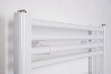 Bel raven cevni električni radiator Thermal Trend KE 450x1320 mm z grelcem 400 W