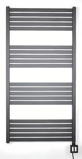 Električni radiator Thermal Trend KH Economy 60x120 cm v črni mat barvi s termostatom KTX 4