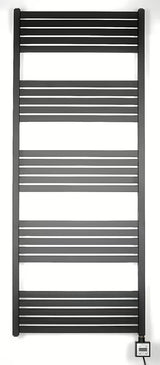 Električni radiator Thermal Trend KH Economy 150x60 cm v črni mat barvi s termostatom KTX 3