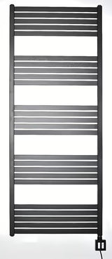 Električni radiator Thermal Trend KH Economy 150x60 cm v črni mat barvi s termostatom KTX