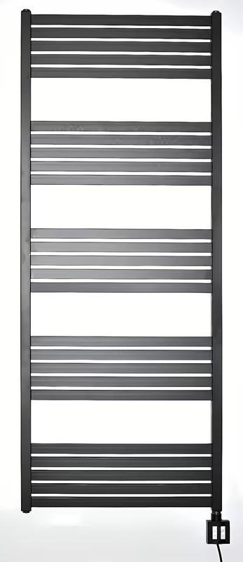 Električni radiator Thermal Trend KH Economy 150x60 cm v črni mat barvi s termostatom KTX