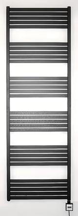 Električni radiator Thermal Trend KH Economy 180x60 cm v črni mat barvi s termostatom KTX 3.