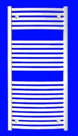 Bel kombiniran cevni radiator Thermal Trend KM 45x78,3 cm pro kopalnico in hodnik.