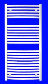 Bijeli kombiniran cijevni radiator Thermal Trend KM 90x181,5 cm za kupaonicu