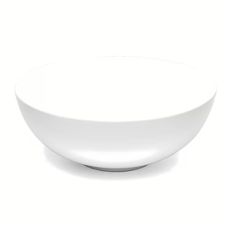 Beli umivalnik na ploščo Triomini Slim 38,5 x 38,5 cm iz tankostenske keramike