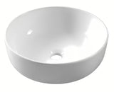 Bel umivalnik na ploščo SIKO Triomini Slim iz tanke keramike 38,5 x 38,5 cm brez preliva
