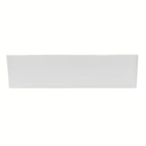 Bel kvadraten umivalnik na ploščo Triomini Slim iz tanke keramike, 55 x 39 cm