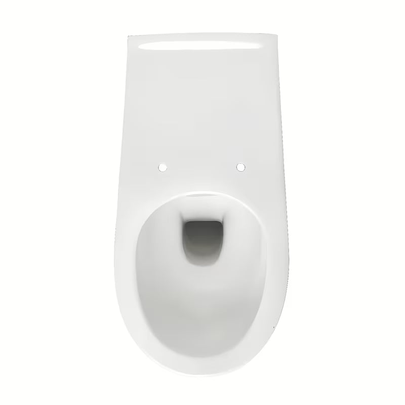 Bela viseča WC školjka Vitra z brezrobnim splakovanjem pro enostavno vzdrževanje