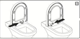 Bel WC deska Vitra iz duroplasta s kovinskimi tečaji in skritim pritrjevanjem