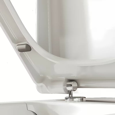 Bela WC deska Vitra Integra iz duroplasta s kovinskimi tečaji in skritim pritrjevanjem