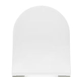 Bela WC deska Vitra Integra z slim dizajnom in funkcijo mehko Zapiranje Soft Close