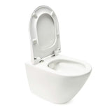 Viseča WC Školjka vitra Integra v beli barvi z Rim-Ex brez splakovalnega kroga in sedežem mehko Zapiranje Soft Close.