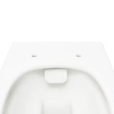Viseča WC Školjka vitra Integra v beli barvi z Rim-Ex brez splakovalnega kroga in sedežem mehko Zapiranje Soft Close.