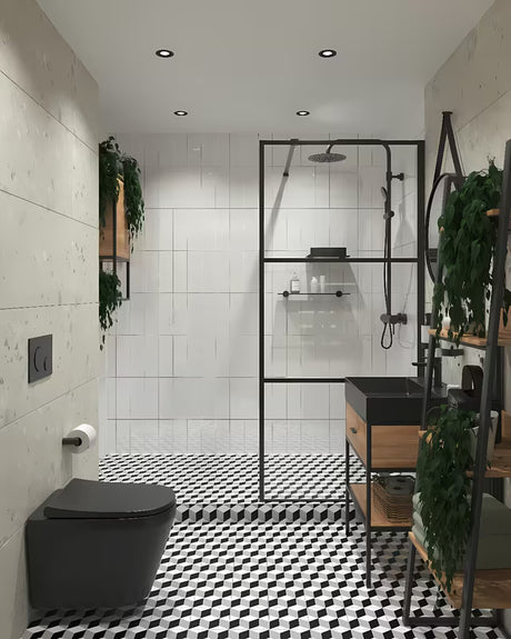 Črna viseča WC školjka vitra Integra s wc desko mehko Zapiranje Soft Close in splakovanjem Rim-Ex