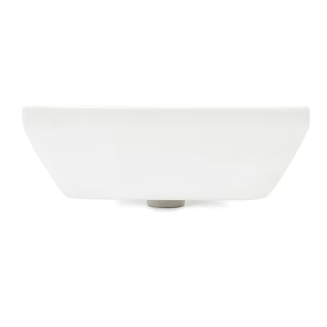 Beli viseče keramični umivalnik vitra Integra 45x40 cm z odprtino pro za armaturo na sredini