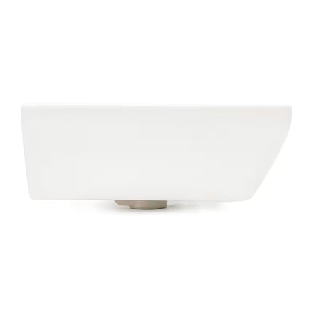 Beli viseče keramični umivalnik vitra Integra 45x40 cm z odprtino pro za armaturo na sredini
