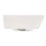 Viseči umivalnik Vitra Integra 50x43 cm z odprtino pro za armaturo na sredini v beli barvi.