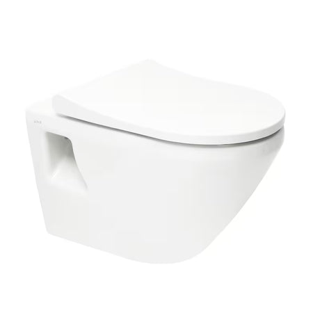 Bel viseča WC školjka vitra Integra brez splakovalnega kroga s tehnologijo Rim-Ex in sedežem mehko Zapiranje Soft Close.