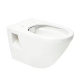 Bel viseča WC školjka vitra Integra brez splakovalnega kroga s tehnologijo Rim-Ex in sedežem mehko Zapiranje Soft Close.