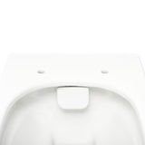Bel viseča WC školjka vitra Integra brez splakovalnega kroga s tehnologijo Rim-Ex in sedežem mehko Zapiranje Soft Close.