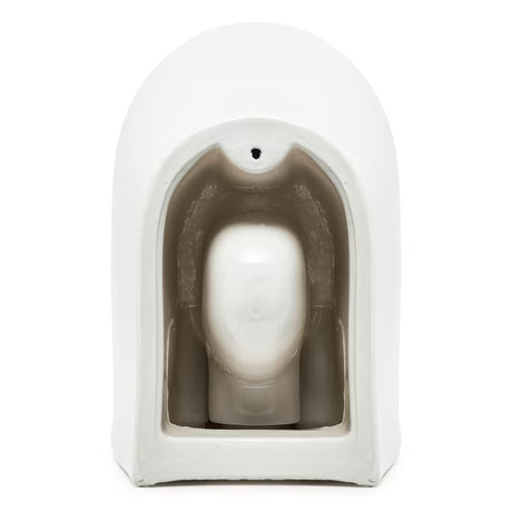 Bel viseča WC školjka vitra Integra brez splakovalnega kroga s tehnologijo Rim-Ex in sedežem mehko Zapiranje Soft Close.