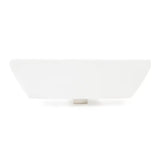 Beli viseči umivalnik Vitra Integra 60x36 cm iz keramike z odprtino pro za armaturo na sredini in prelivom.