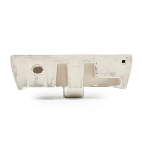 Bel keramični umivalnik Vitra Integra 37x22 cm s prelivom in odprtino pro za armaturo desno