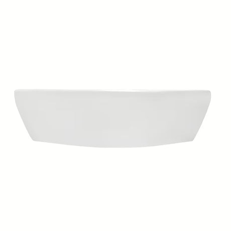 Beli kotno umivalnik vitra Integra 56x40 cm s prelivom in odprtino pro za armaturo na sredini