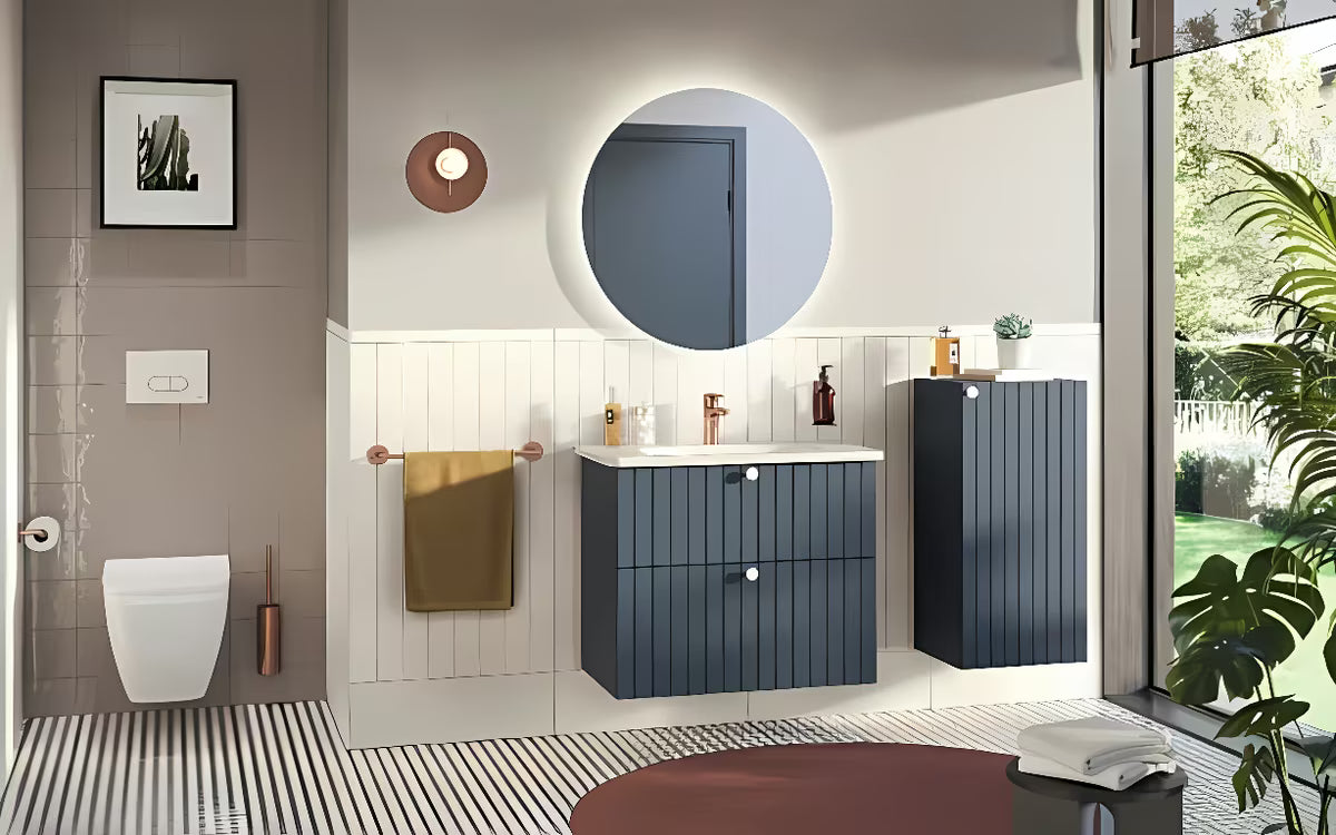 Bijela sjajna upravljačka tipka za ispiranje tipka Vitra Loop O od plastike