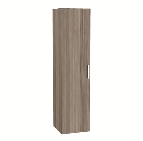 Visoka viseča kopalniška omarica vitra Mia 35x35x145 cm v dekorju cordoba z vrati in policami.