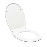 Bela WC deska Vitra Normus s tehnologijo mehko Zapiranje Soft Close, EasyLock in kovinskimi tečaji s skritim pritrjevanjem.