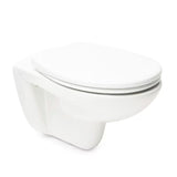 Viseča WC Školjka Vitra Normus v beli barvi brez splakovalnega kroga s wc desko mehko Zapiranje Soft Close.