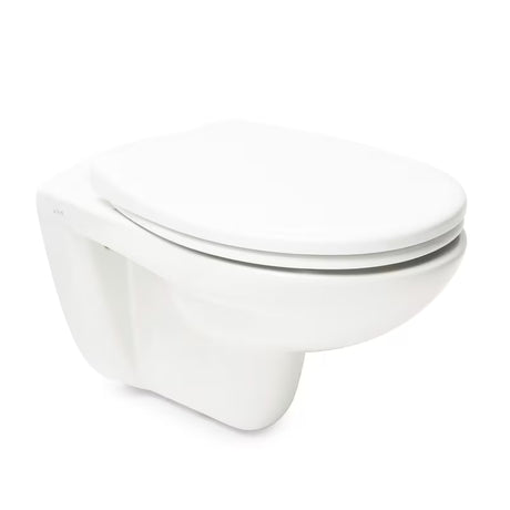 Viseča WC Školjka Vitra Normus v beli barvi brez splakovalnega kroga s wc desko mehko Zapiranje Soft Close.