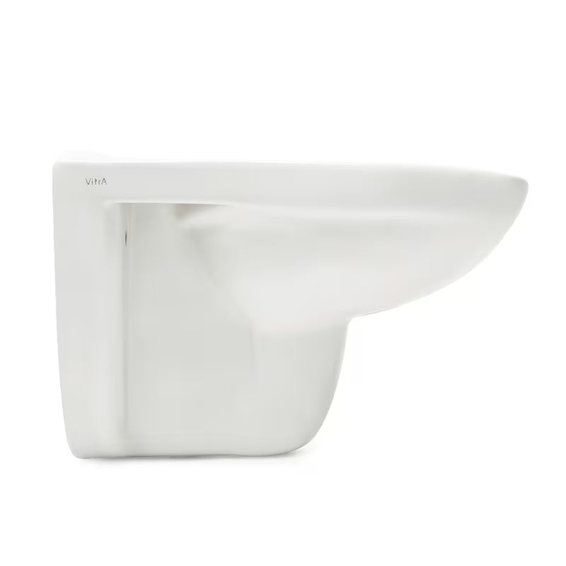 Viseča WC Školjka Vitra Normus v beli barvi brez splakovalnega kroga s wc desko mehko Zapiranje Soft Close.