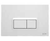 Bijela sjajna plastična tipka za ispiranje aktivirna tipka Vitra pro za podžbukne module vitra