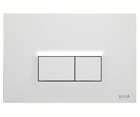 Bijela sjajna plastična tipka za ispiranje aktivirna tipka Vitra pro za podžbukne module vitra