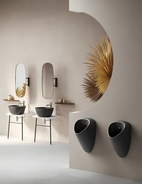 Rotirajuće ogledalo Vitra Plural 37,5 x 90 cm s rubom u dekoru oraha