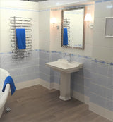 Vitra Ricordi viseče keramični umivalnik bel 65 x 53 cm z odprtino pro za armaturo na sredini