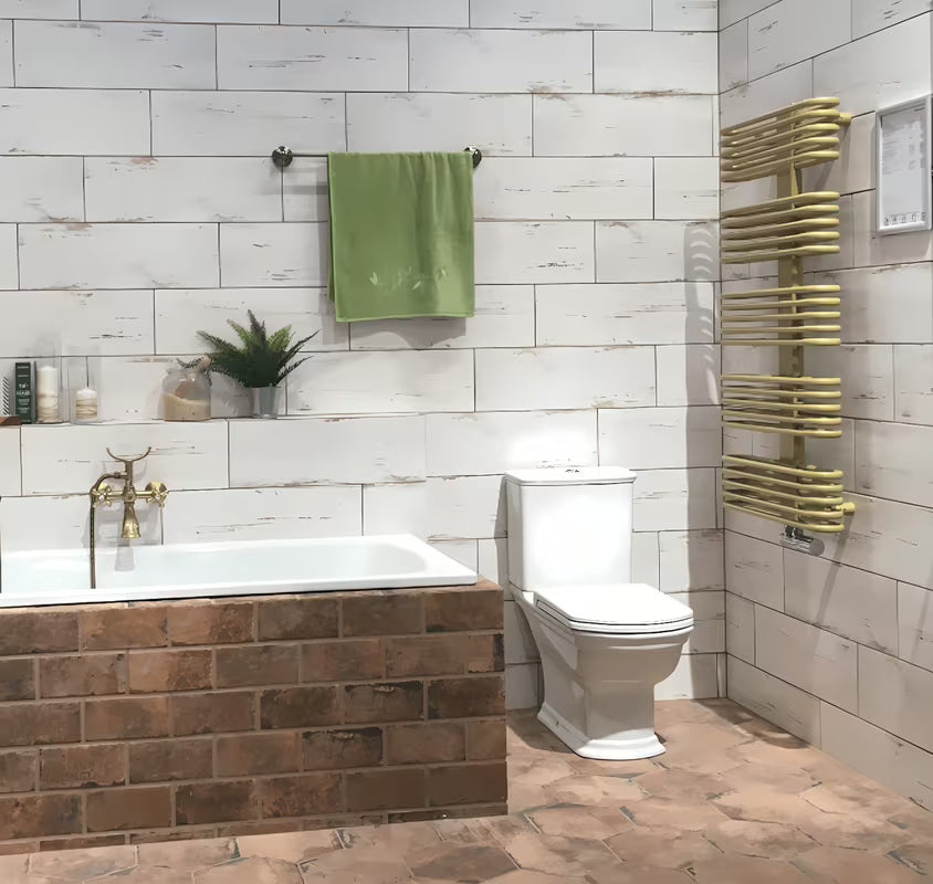 Bel WC monoblok Vitra Ricordi z vario odtokom, vključno z armaturo, brez WC deske