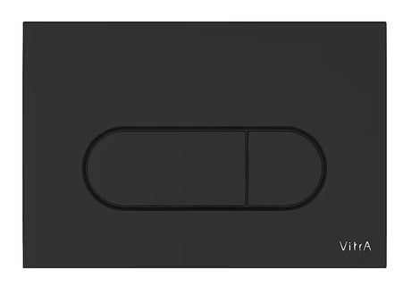 Vitra Root Round tipka za ispiranje tipka u crnoj mat boji
