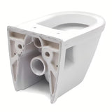 Bijeli viseča WC školjka vitra S50 s vidljivim bočnim pričvršćenjem