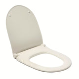 Mat WC deska Vitra Sento mehko Zapiranje Soft Close v odtenku taupe s kovinskimi tečaji