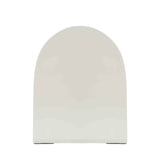 Bel duroplastni WC deska Vitra Sento z mehko Zapiranje Soft Close in hitrim snemanje Quick Release