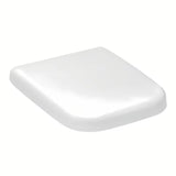 Bel WC deska Vitra Shift iz duroplasta z mehko Zapiranje Soft Close in kovinskimi tečaji s skritim pritrjevanjem.