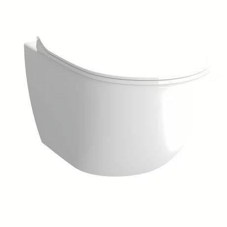 Viseča WC Školjka vitra Shift u bijeloj boji s bide mlaznicom brez splakovalnega kroga