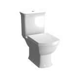 Bel duroplastni WC deska Vitra Valarte z mehko Zapiranje Soft Close in EasyLock ter kovinskimi tečaji s skritim pritrjevanjem.