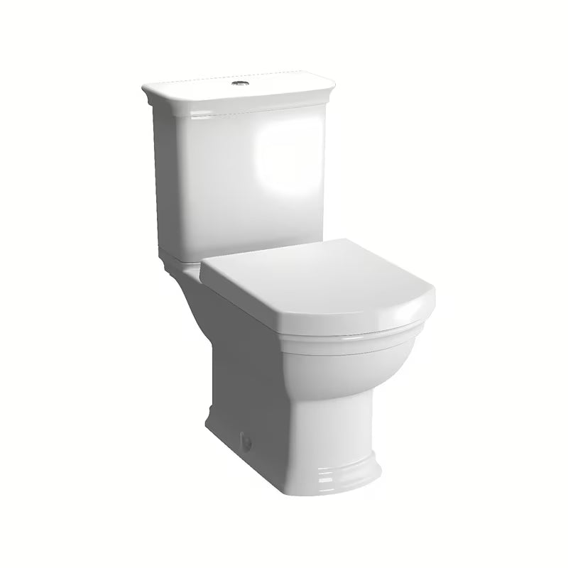 Bel duroplastni WC deska Vitra Valarte z mehko Zapiranje Soft Close in EasyLock ter kovinskimi tečaji s skritim pritrjevanjem.