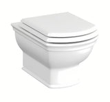Viseča WC Školjka vitra Valarte v beli barvi z izvedbo Rim-ex brez splakovalnega kroga in skritim pritrjevanjem.