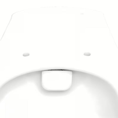 Bijeli viseča WC školjka Vitra s rimless ispiranjem pro lakšeg održavanja